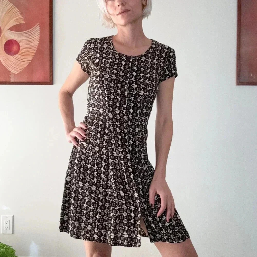 90s/Y2K Vintage Floral Dress